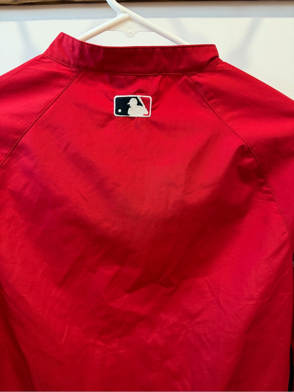 MLB CINCINNATI REDS Embroidered Youth Quarter Zip Windbreaker - Picture 7 of 8